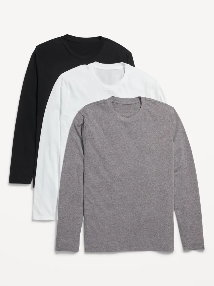 Old Navy Soft-Washed Long-Sleeve T-Shirt 3-Pack for Men