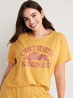 Sunday Sleep Cropped Lounge T-Shirt