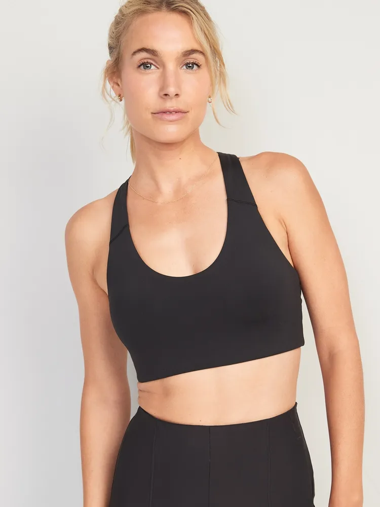 Old Navy Light Support PowerSoft Longline Sports Bra 2-Pack for Women