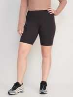 Extra High-Waisted PowerChill Biker Shorts -- 8-inch inseam