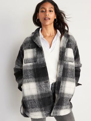 Old Navy Printed Flannel Long Utility 