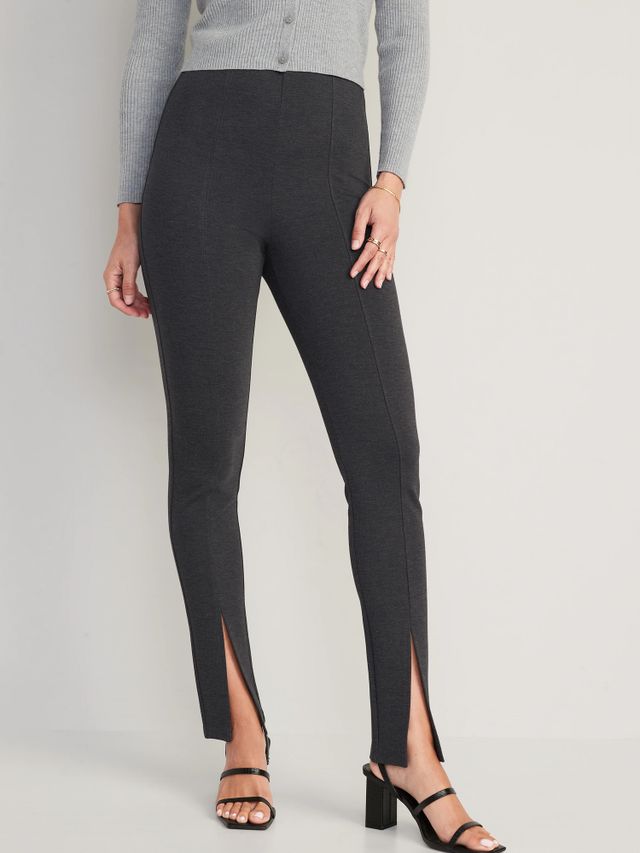 Extra High-Waisted Stevie Straight Ankle Pants, Old Navy