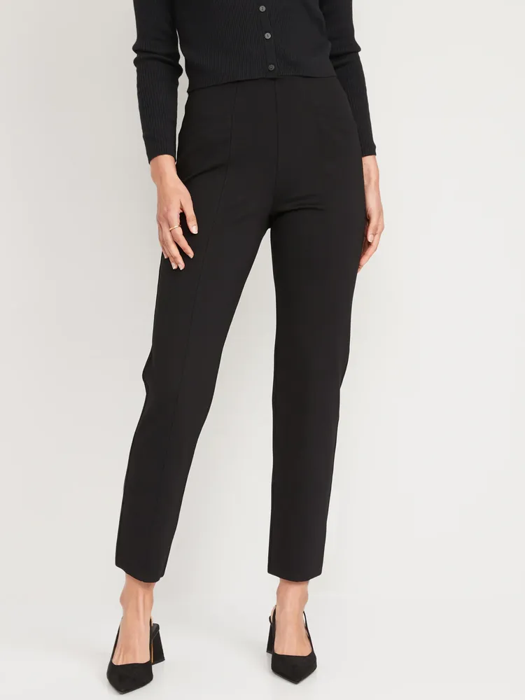 Stevie Straight Leg Pant in Faux Leather