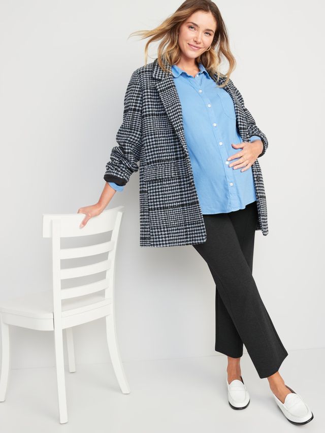 Maternity Full-Panel Taylor Trouser Pants