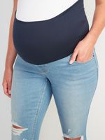 Maternity Rollover-Panel Skinny 360° Stretch Jeans