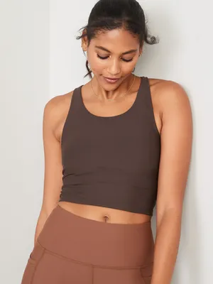 Light Support PowerSoft Adjustable Longline Sports Bra for Women