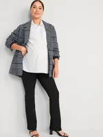 Maternity Side Panel Pixie Flare Pants