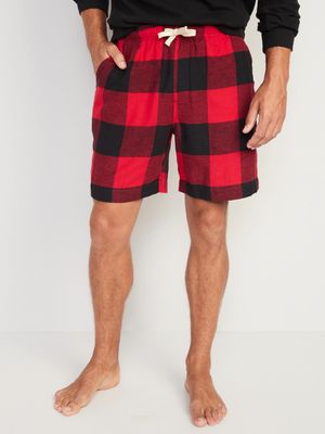 old navy flannel pajama shorts