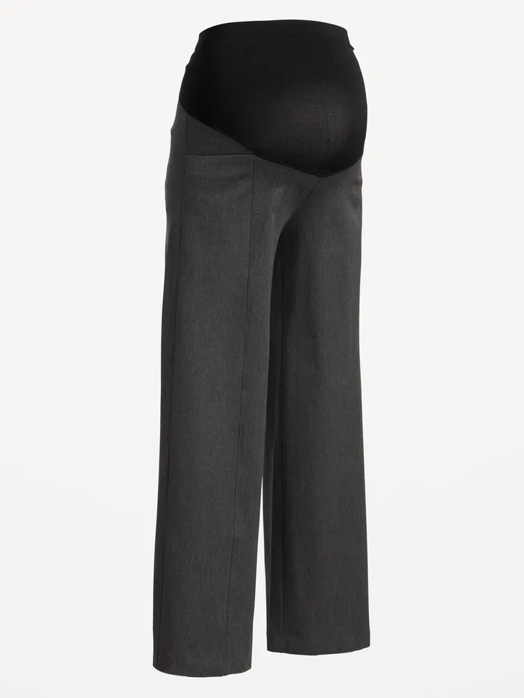 Maternity Full-Panel Pixie Wide-Leg Pants