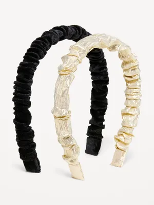 Fabric-Covered Headbands 2-Pack for Women