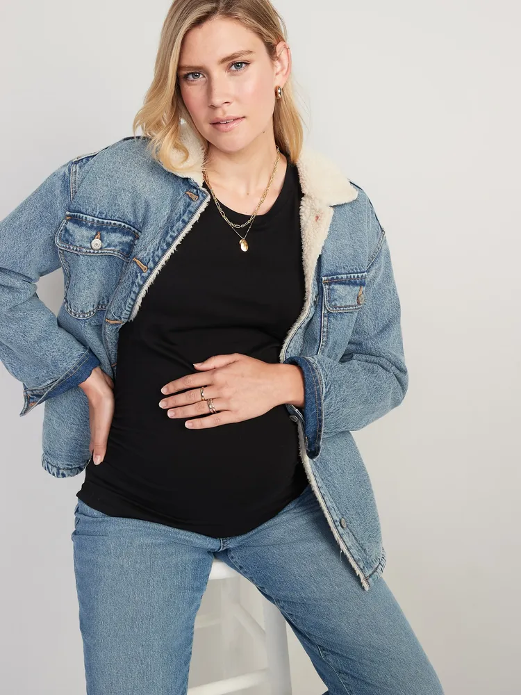 Maternity Crew Neck T-Shirt