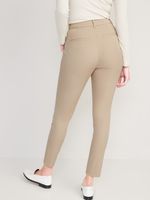 Curvy High-Waisted Pixie Skinny Ankle Pants