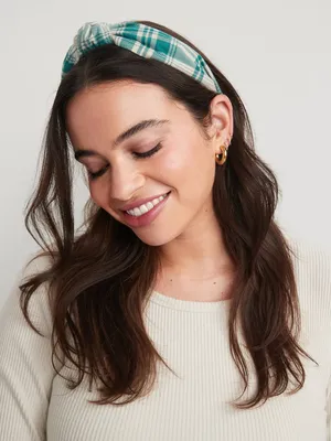Fabric-Covered Headband for Women
