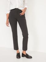 High-Waisted Pixie Straight Pants