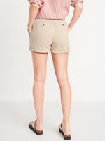 High-Waisted OGC Pull-On Chino Shorts - 3.5-inch inseam