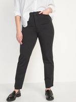 High-Waisted Pixie Straight Pants