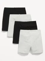 4-Pack Biker Shorts for Toddler Girls