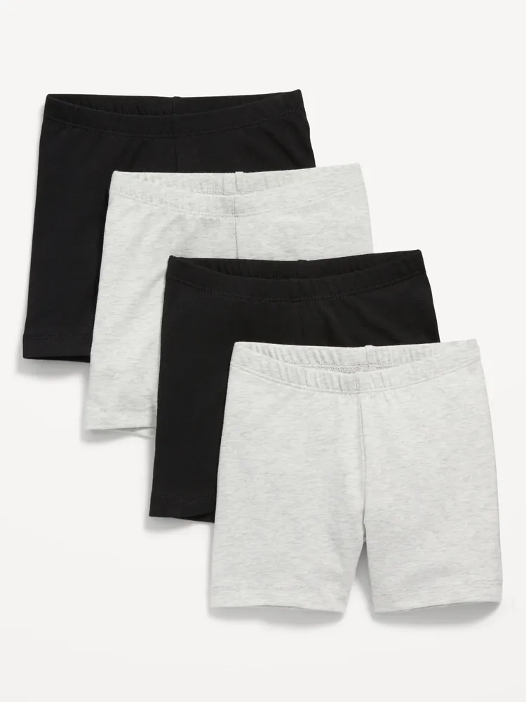 4-Pack Biker Shorts for Toddler Girls