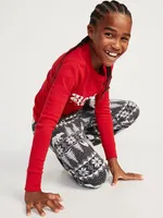 Patterned Microfleece Pajama Jogger Pants for Boys