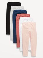 Full-Length Leggings 6-Pack for Toddler Girls