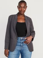 Heathered Twill Pixie Blazer for Women