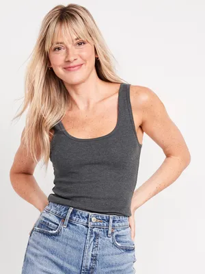 Rib-Knit First Layer Tank Top