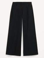 High-Waisted Pull-On Pixie Super Wide-Leg Pants