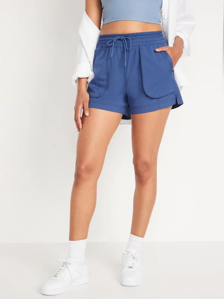 Old Navy - High-Waisted StretchTech Shorts for Women -- 4-inch