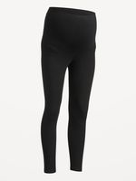 Maternity Rollover-Waist PowerChill 7/8-Length Leggings