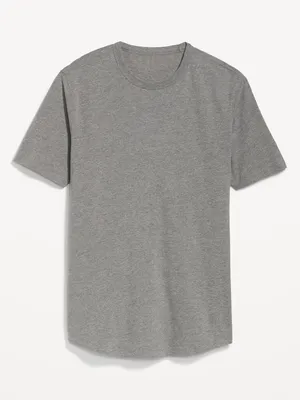 Soft-Washed Curved-Hem T-Shirt for Men