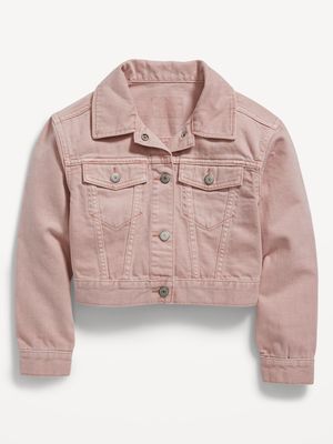Cropped Jean Trucker Jacket for Girls