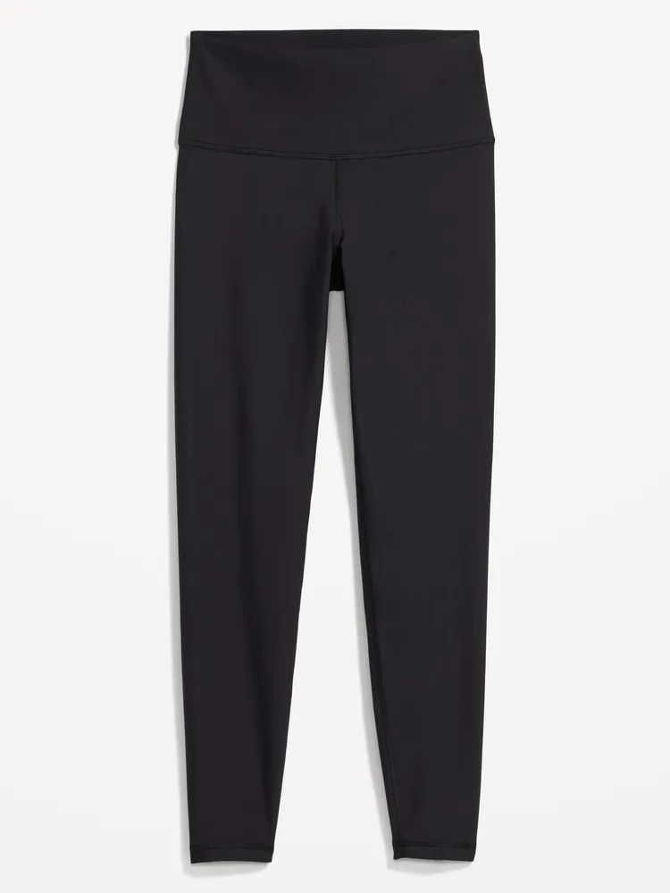 High-Waisted PowerSoft Rib Mix 7/8 Leggings