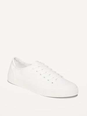 Canvas Lace-Up Sneakers