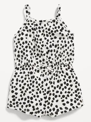 Printed Sleeveless Jersey-Knit Romper for Baby