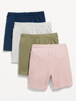 4-Pack Biker Shorts for Toddler Girls