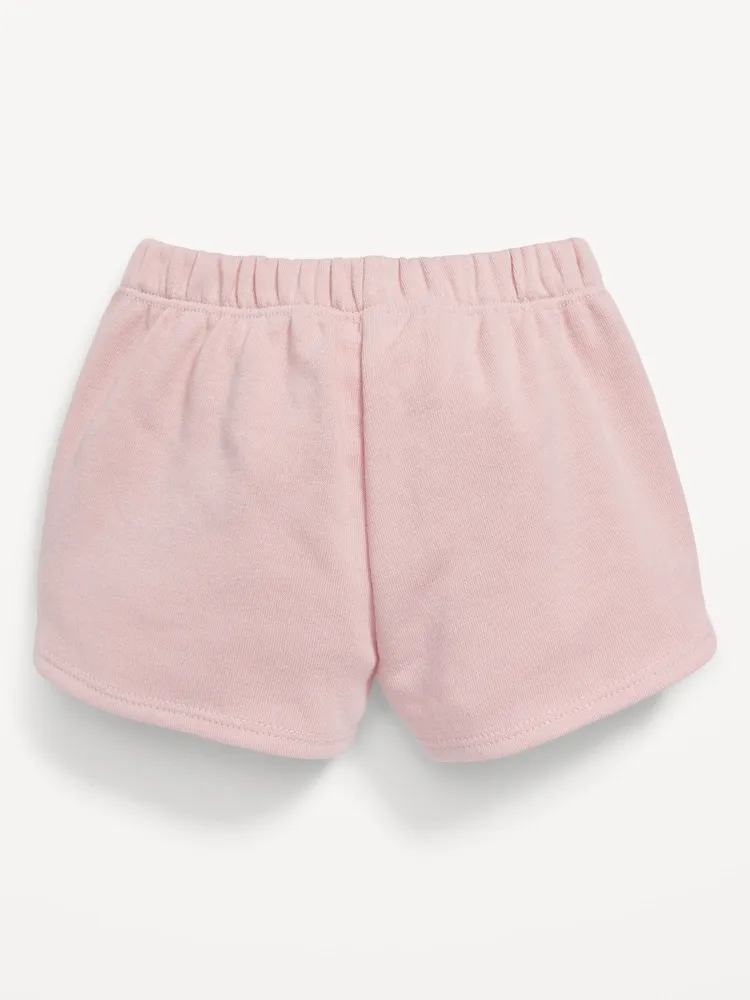 French Terry Dolphin-Hem Shorts for Baby