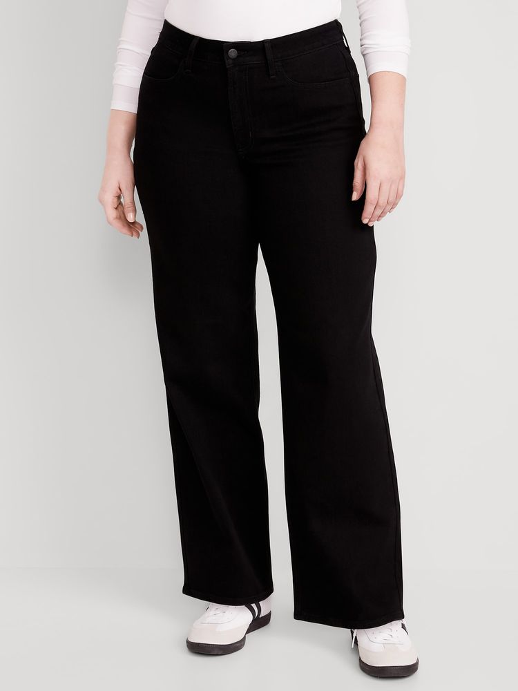 High-Waisted Wow Wide-Leg Jeans