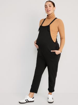 maternity knit overalls