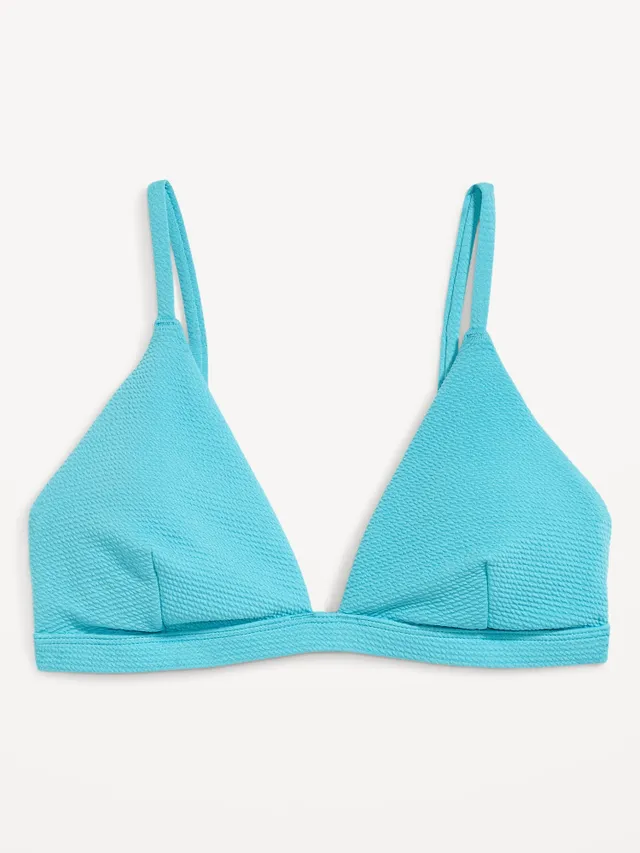 padded triangle bikini top