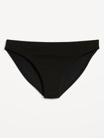 Low-Rise Classic Pucker Bikini Swim Bottoms