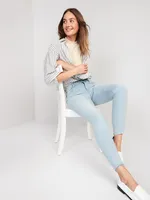 Mid-Rise Rockstar Super-Skinny Ankle Jeans