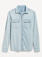 Regular-Fit Non-Stretch Jean Workwear Shirt