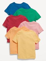 Unisex Short-Sleeve T-Shirt 6-Pack for Toddler