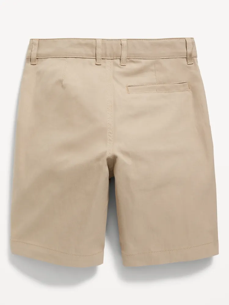 Old Navy Straight Built-In Flex Tech Twill Uniform Shorts for Boys
