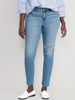 Mid-Rise Rockstar Super-Skinny Ankle Jeans