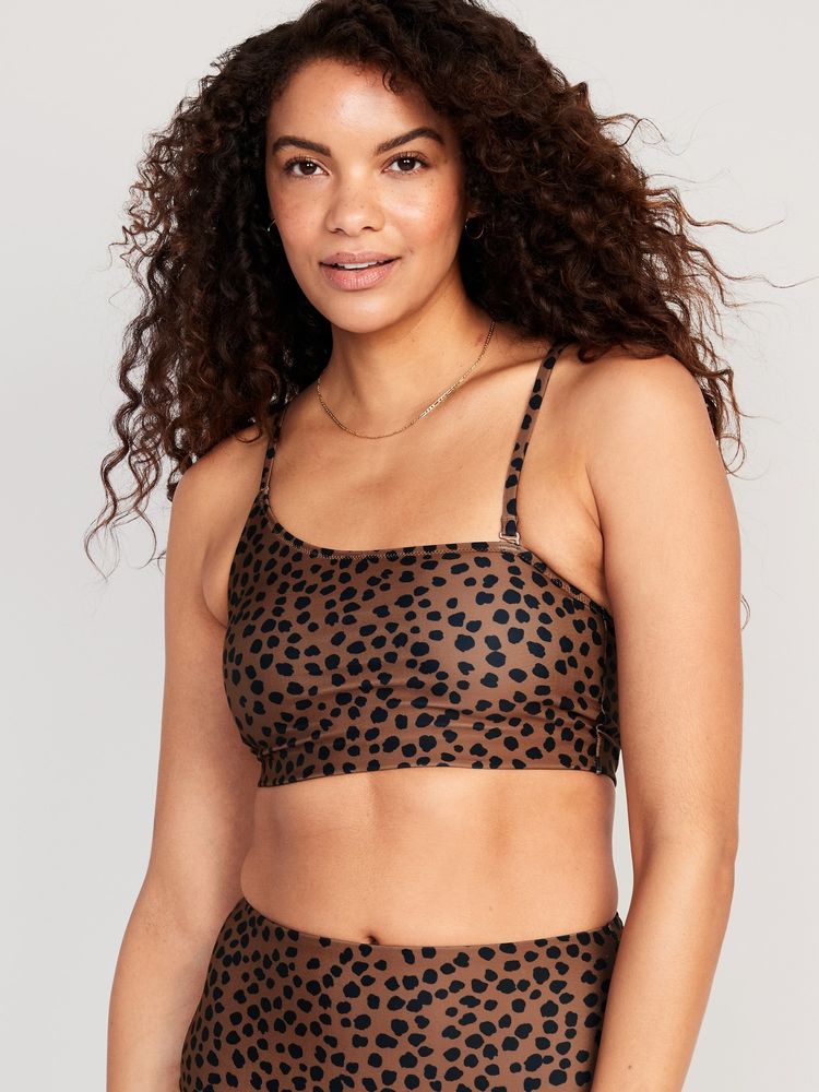 old navy leopard print bathing suit