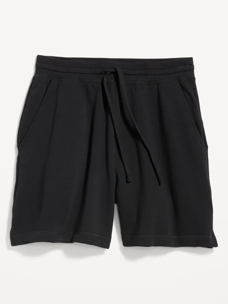High-Waisted Lounge Sweat Shorts -- 5-inch inseam