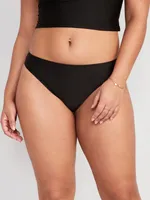 Matching Low-Rise Classic Bikini Swim Bottoms