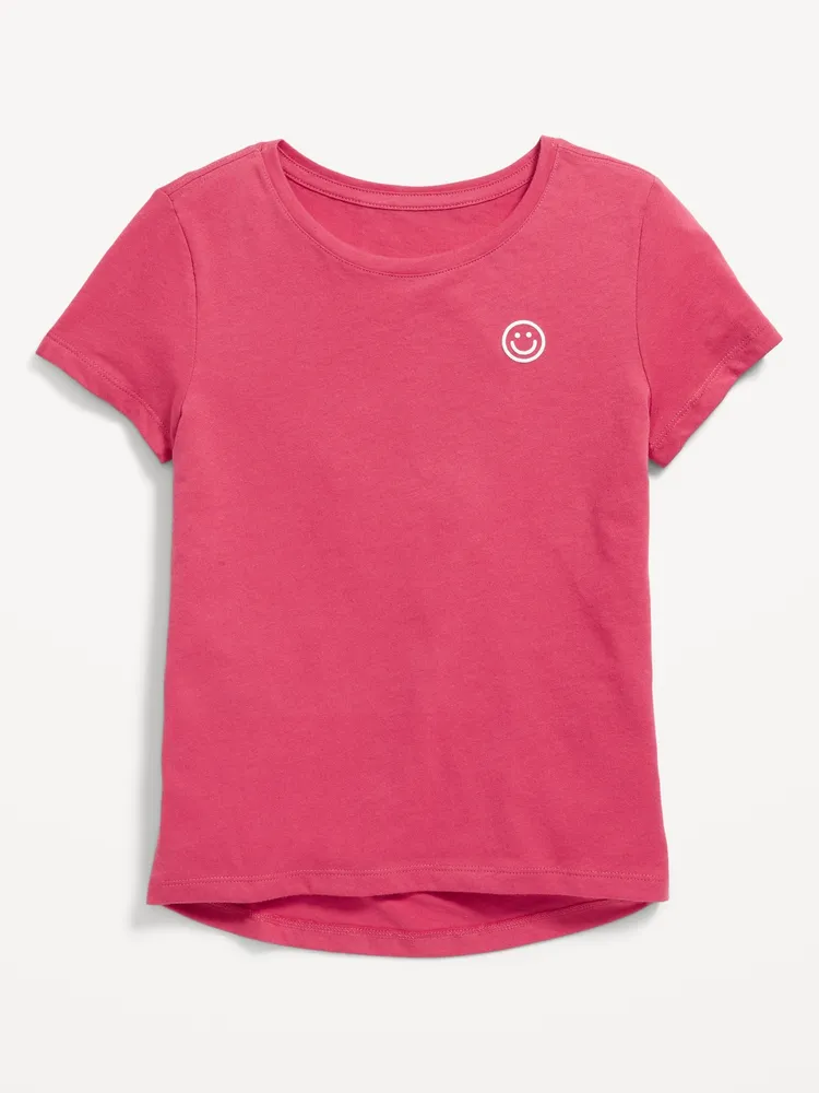 Softest Scoop-Neck Graphic T-Shirt for Girls
