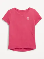 Softest Scoop-Neck Graphic T-Shirt for Girls